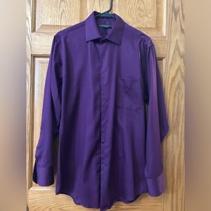 Men’s purple dress shirt. Size 15 32/33. Geoffrey Beene brand